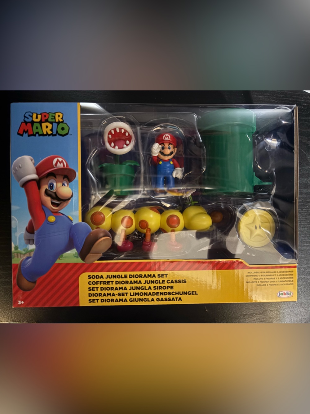 Nintendo Super Mario Playset with Red, Blue, Green, Yellow Accents